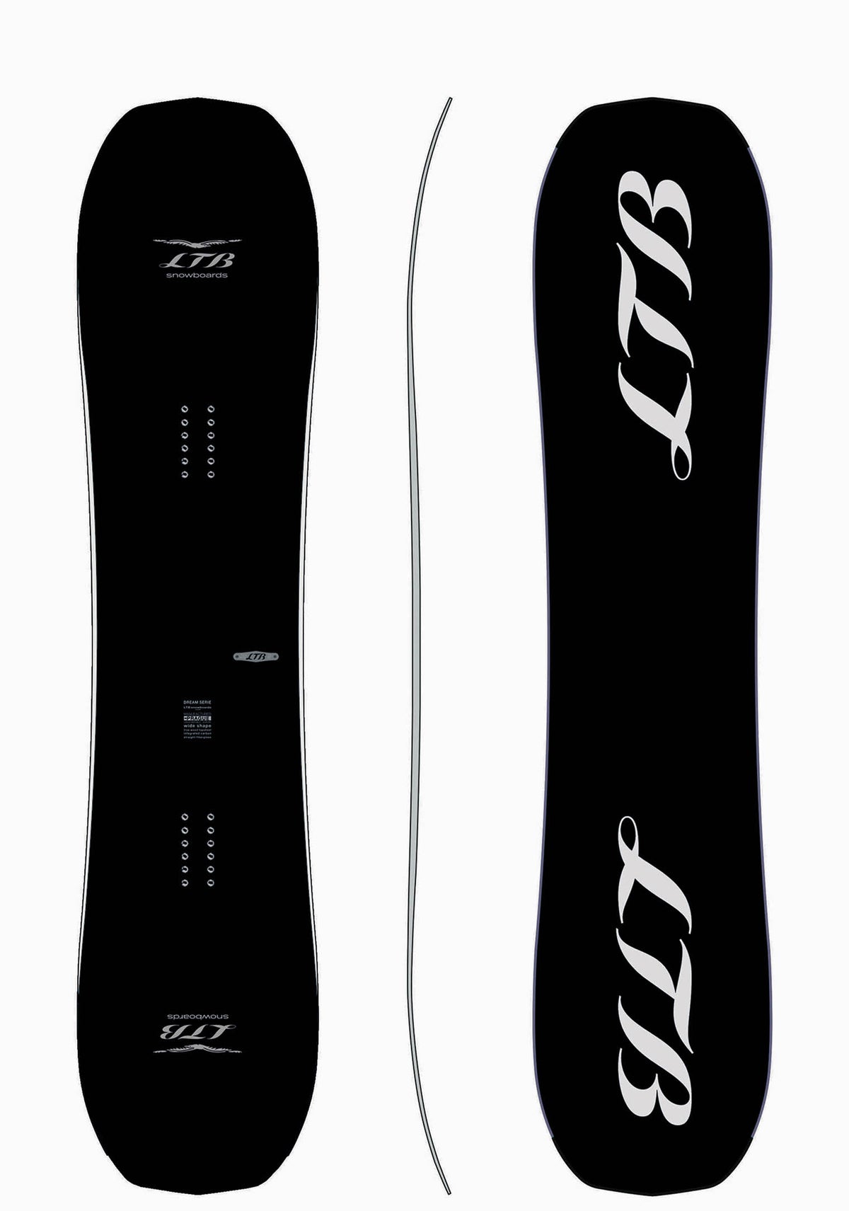 LTB DECENT BLACK snowboard